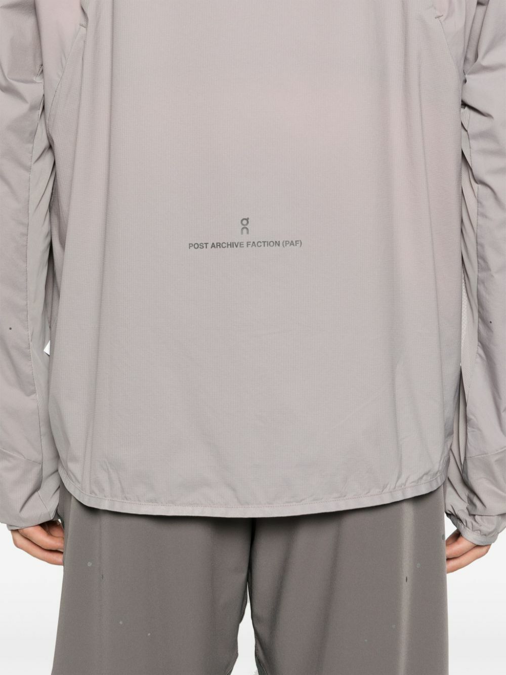 On Running X Post Archive Faction (PAF) Grey Running Jacket