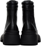 AMI Paris Black Ranger Boots