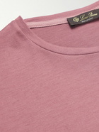 Loro Piana - Slim-Fit Silk and Cotton-Blend Jersey T-Shirt - Pink