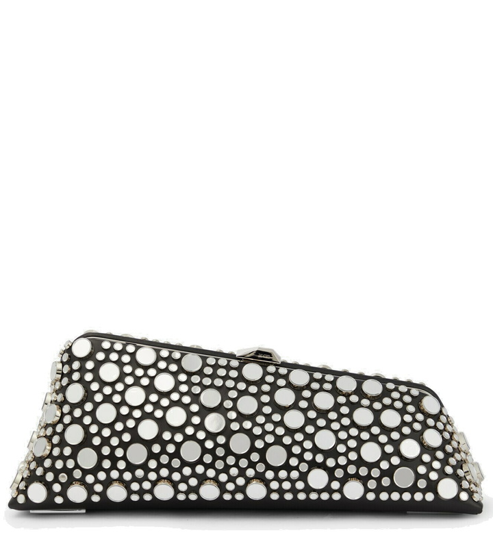 Photo: The Attico Long Night Small embellished leather clutch