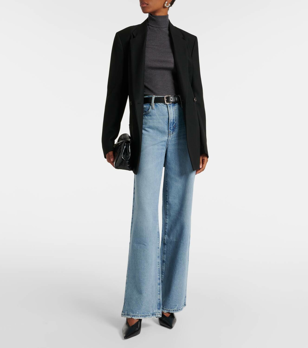 Frame Le Jane high-rise wide-leg jeans Frame Denim