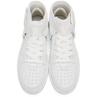 Neil Barrett White Detachable-Cuff Sneakers