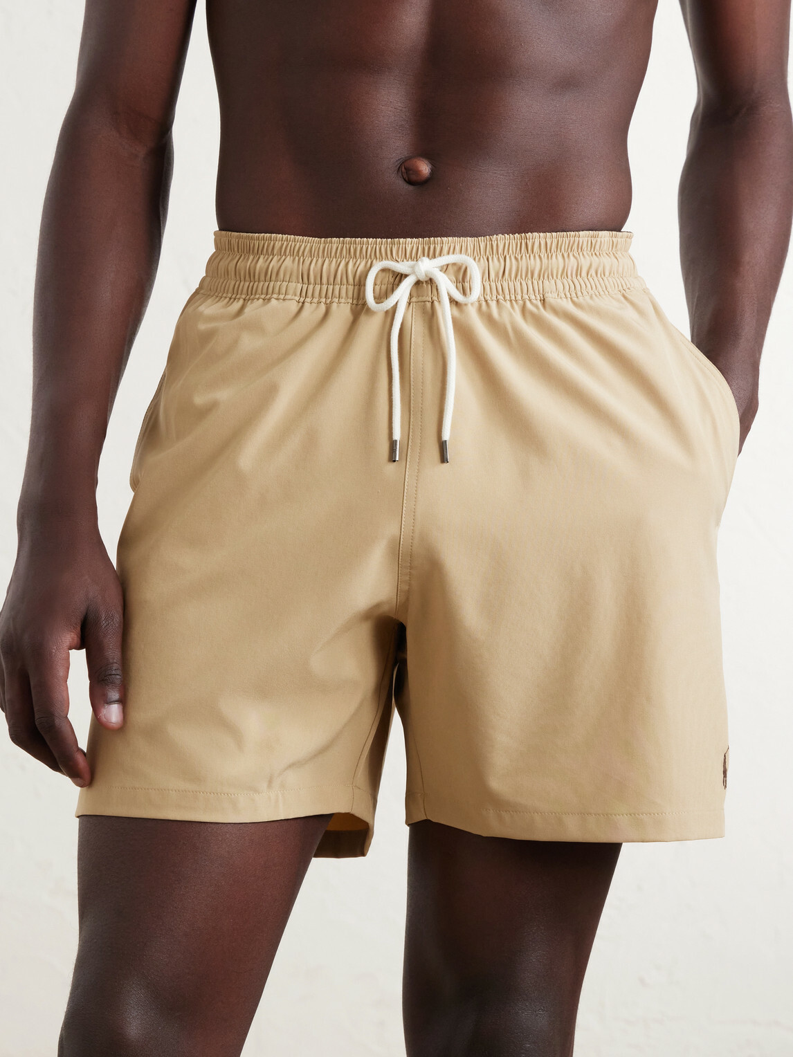Polo Ralph Lauren - Traveler Straight-Leg Recycled Swim Shorts - Neutrals
