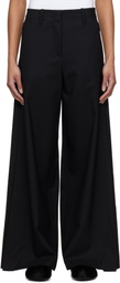 Kenzo Black Kenzo Paris Wide-Leg Trousers