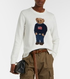 Polo Ralph Lauren Polo Bear intarsia linen and cotton sweater