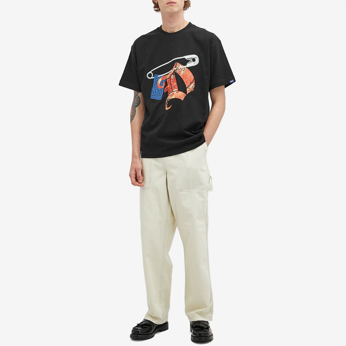 Deva States Men's Micro T-Shirt in Black
