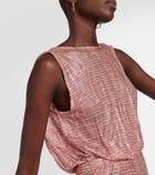 Missoni Mare Jacquard cowl neck jumpsuit