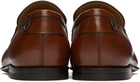 Salvatore Ferragamo Brown Leather Penny Loafer