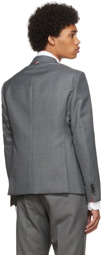 Thom Browne Gray 4-Bar Blazer