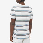 Fred Perry Men's Stripe T-Shirt in Snow White