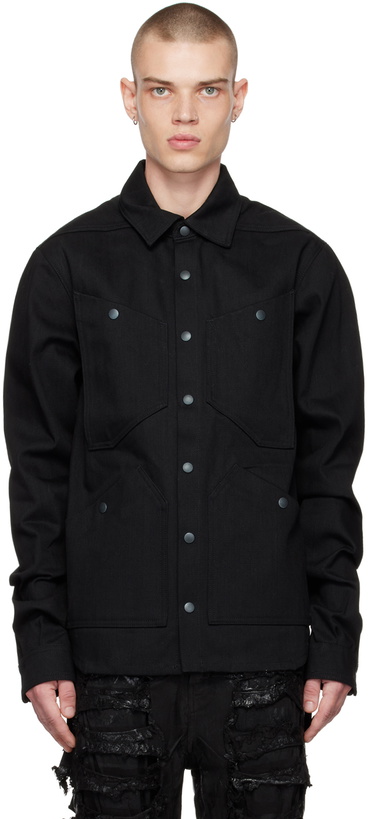 Photo: Rick Owens Drkshdw Black Pocket Shirt