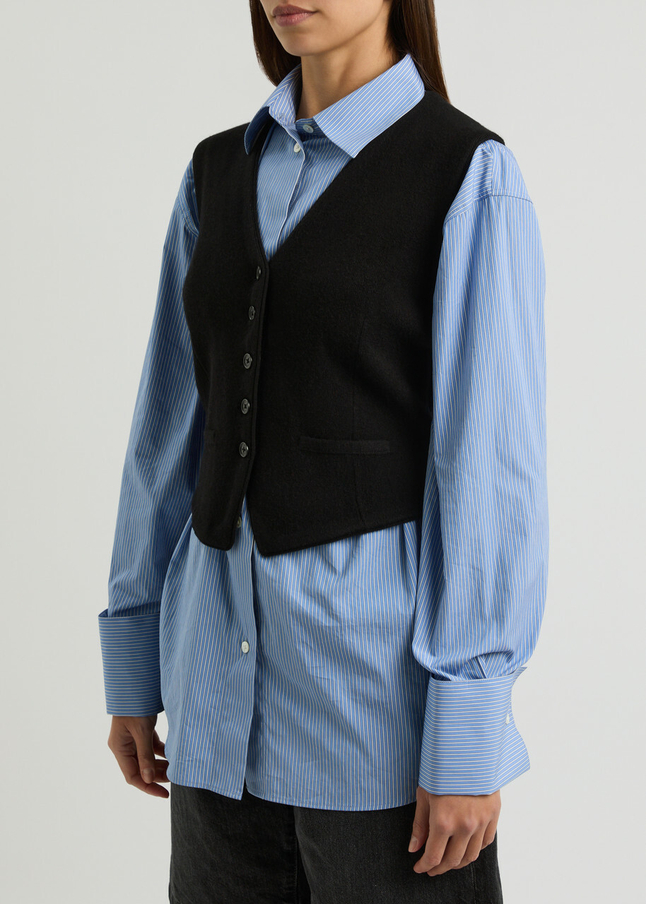 Guest In Residence Cashmere Vest Black