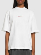MARNI - Logo Cotton Jersey Crewneck T-shirt