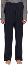 Sunspel Navy Straight-Leg Pyjama Pants