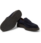 Tod's - Suede Penny Loafers - Men - Navy
