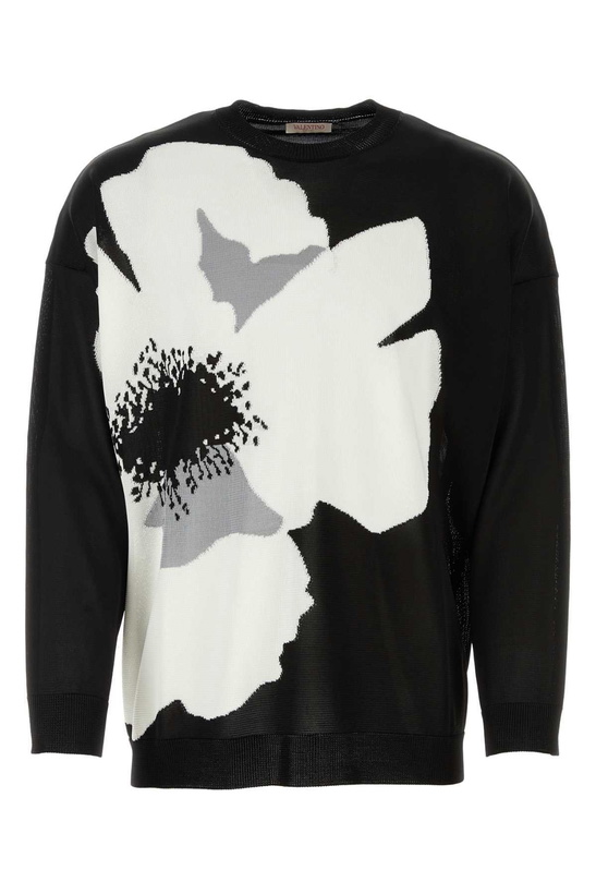 Photo: Valentino Garavani Black Viscose Sweater