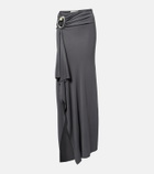 Christopher Esber Orica embellished jersey maxi skirt