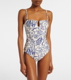 Simkhai Ottilie printed swimsuit