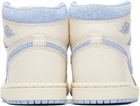 Nike Jordan Off-White & Blue Air Jordan 1 OG Sneakers
