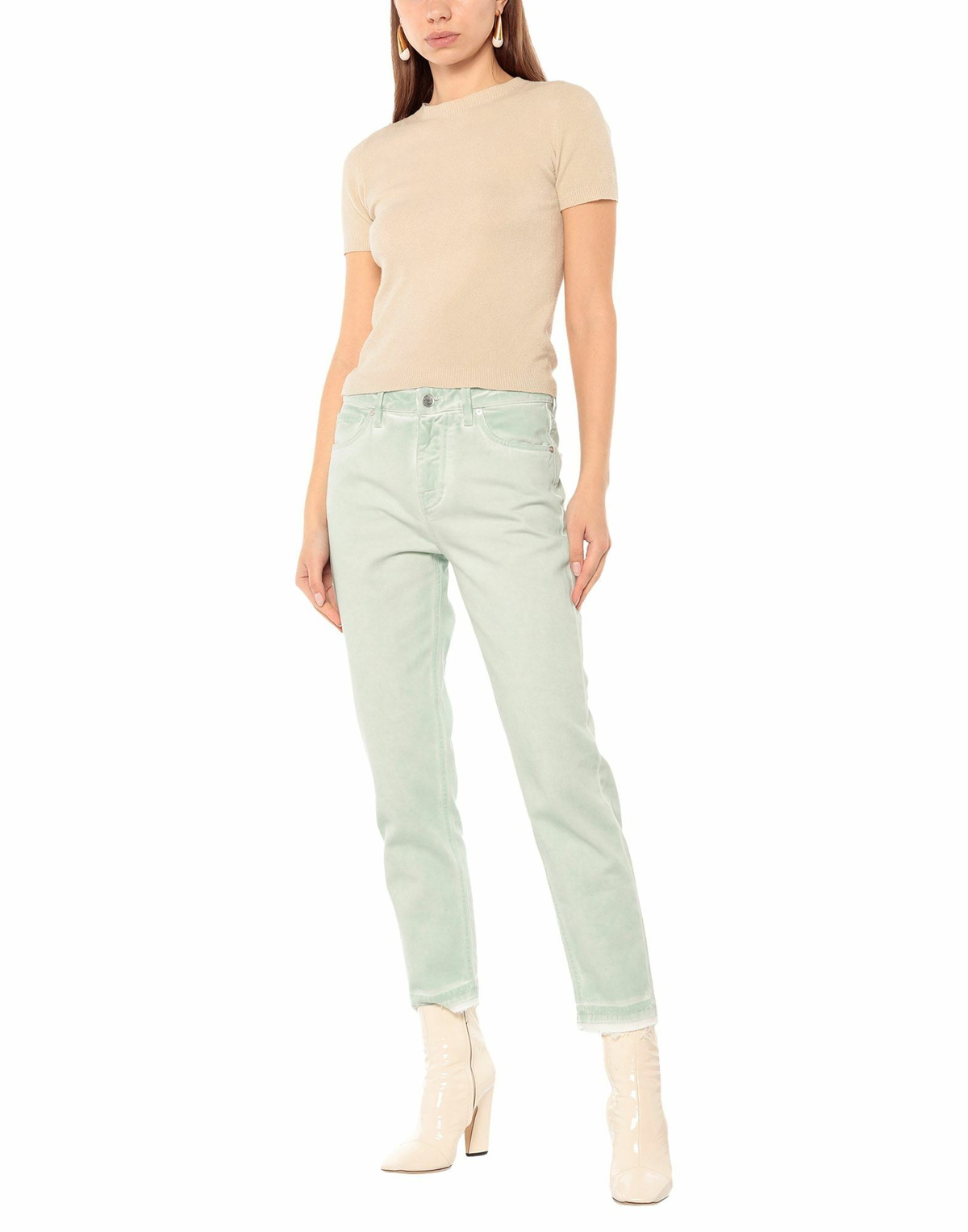 Pt Torino Womens Jeans Light in Green