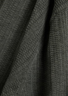 Emporio Armani Fine-knit Cotton Polo Shirt Dark Grey