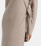 Jardin des Orangers Wool and cashmere maxi dress