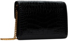 TOM FORD Black Shiny Stamped Whitney Mini Bag