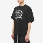 Moncler Men's Running Logo T-Shirt in Black