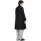 Maison Margiela Black Canvas Rain Coat