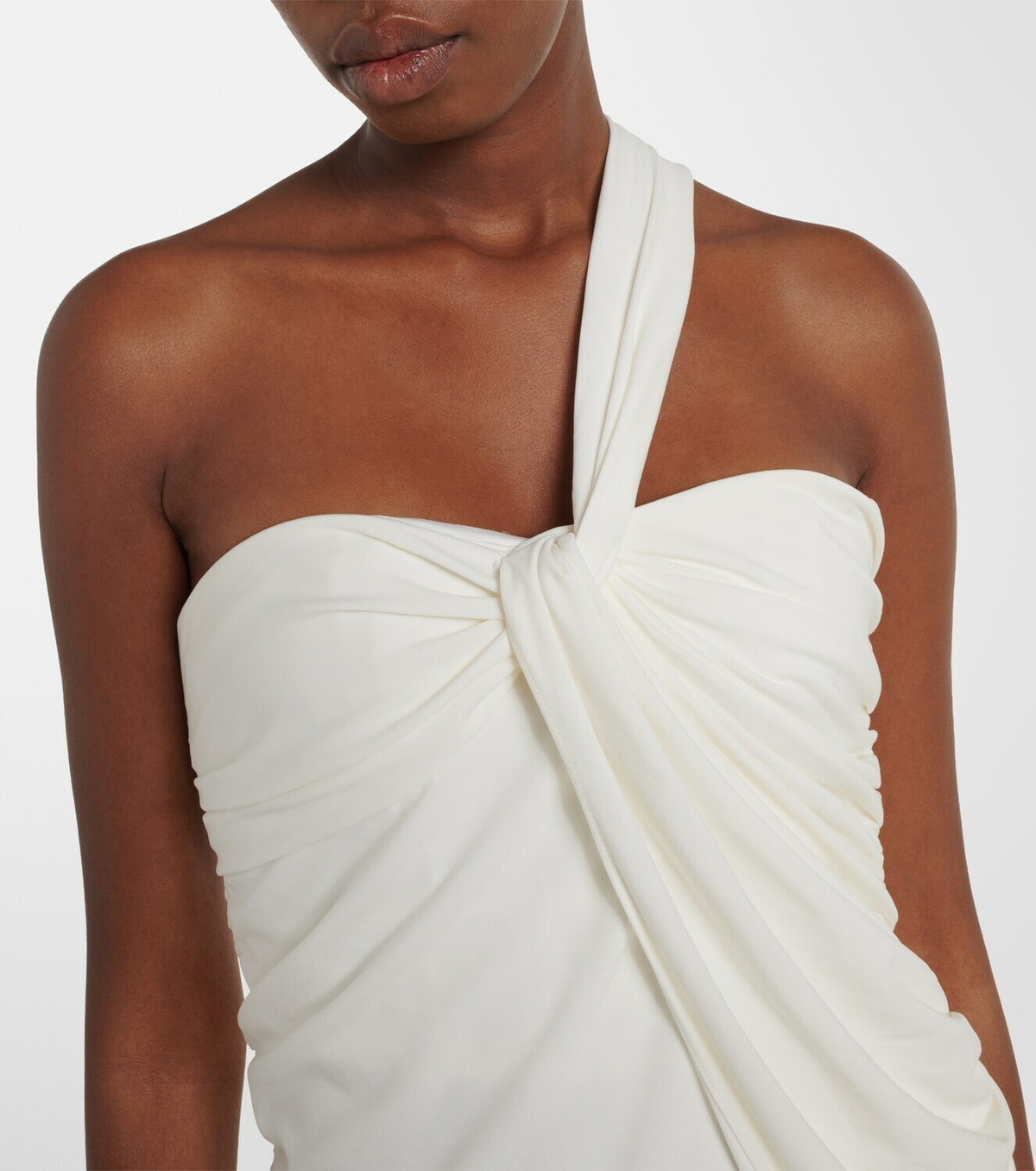 Simkhai Draped jersey top