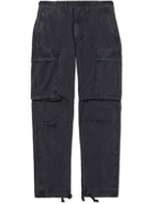 RRL - Tapered Cotton Cargo Trousers - Black