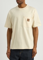 Carhartt Wip Eldon Logo Cotton T-shirt Cream