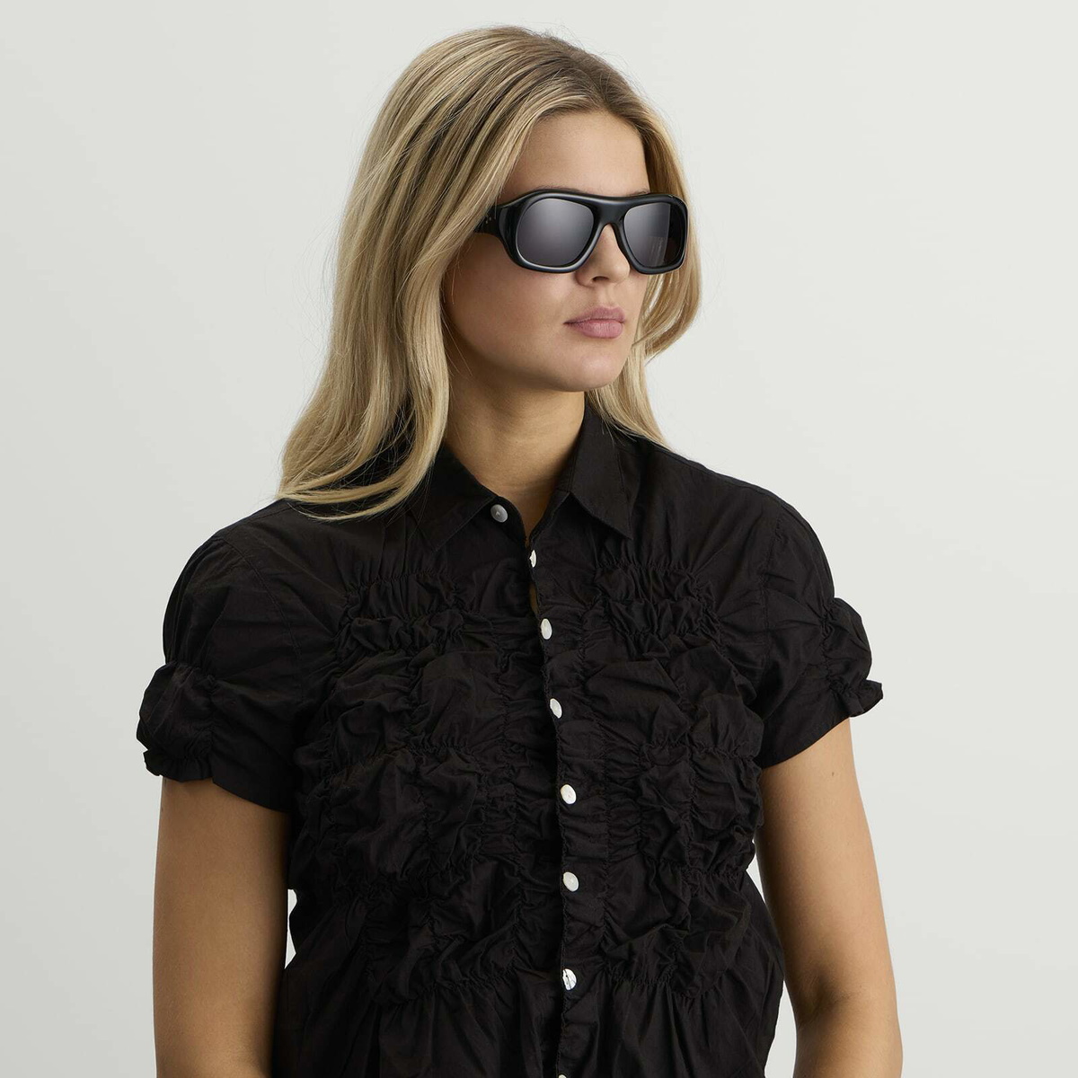 Port Tanger Gray Sunglasses in Black 