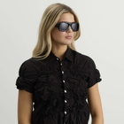 Port Tanger Gray Sunglasses in Black 