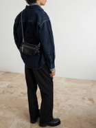 Acne Studios - Camero Embellished Textured-Leather Messenger Bag