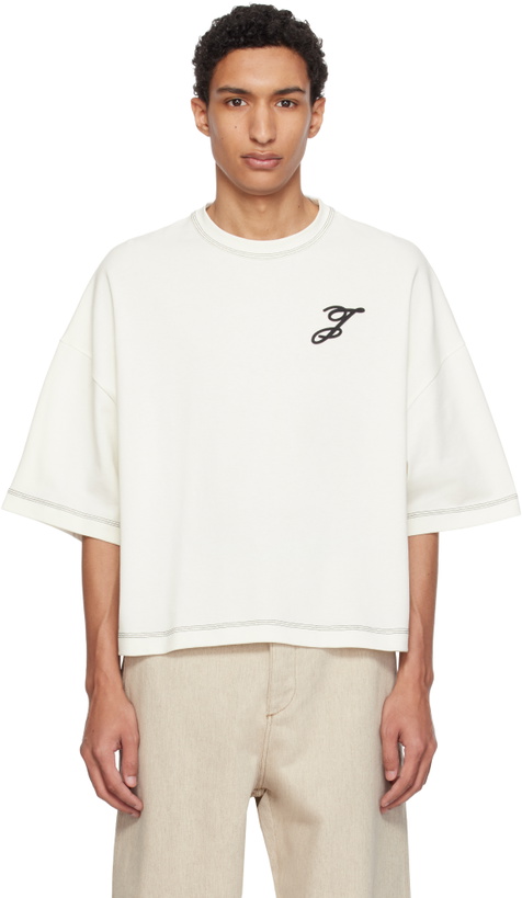 Photo: JACQUEMUS Off-White 'The Letro' T-shirt