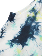 ARIES - Dreams Printed Tie-Dyed Cotton-Jersey T-Shirt - Blue