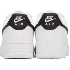Nike White & Black Air Force 1 '07 Sneakers
