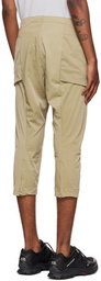 CCP Beige Cropped Chino Trousers