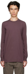 Rick Owens Purple Level Long Sleeve T-Shirt