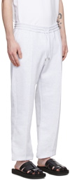 Solid Homme Grey Cotton Lounge Pants