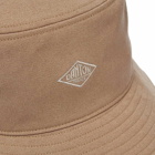 Danton Men's Flannel Bucket Hat in Beige