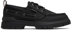 Hugo Black Canvas Boat Derbys