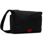 Hugo Black Canvas Messenger Bag