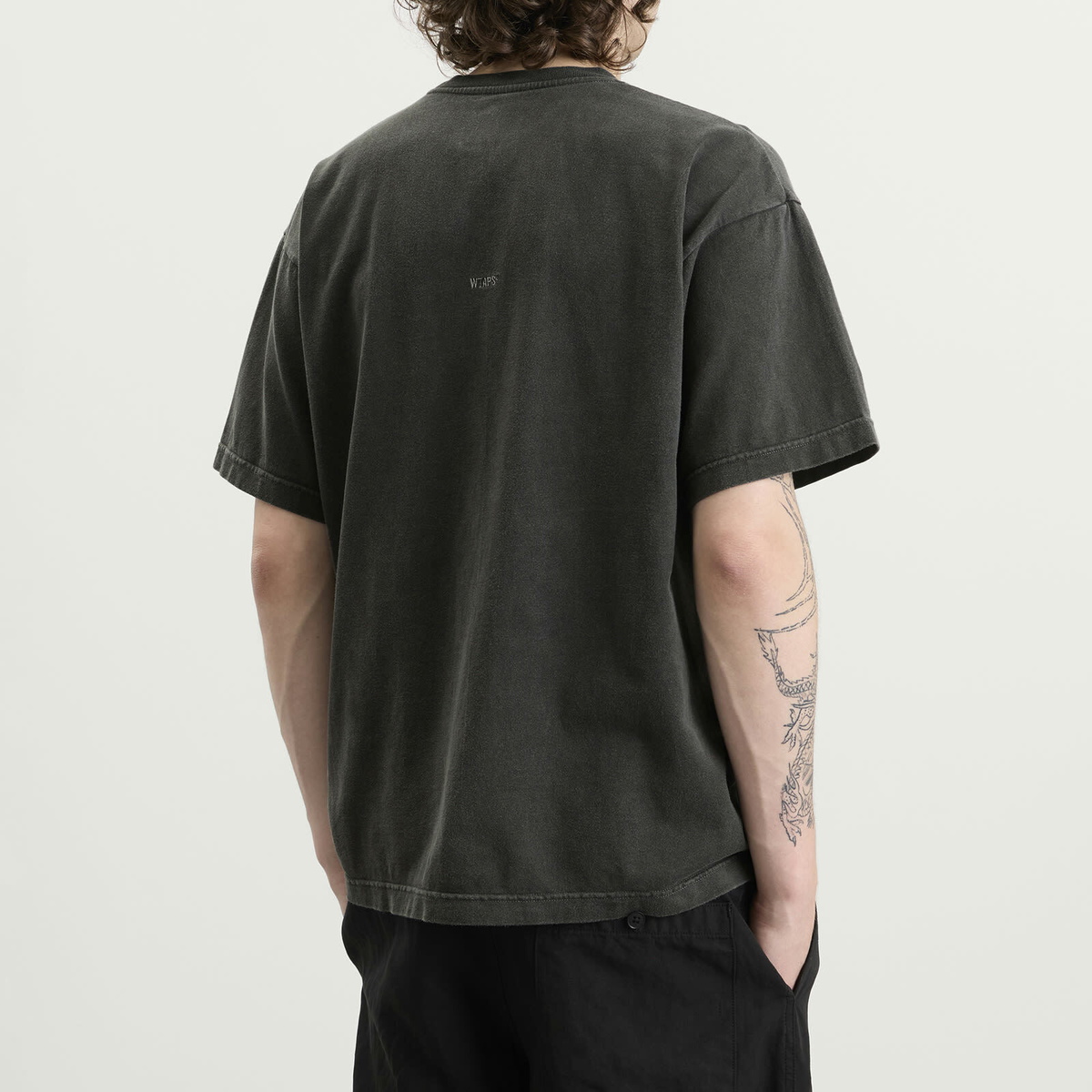 WTAPS Men's Sign-Od Ss in Black