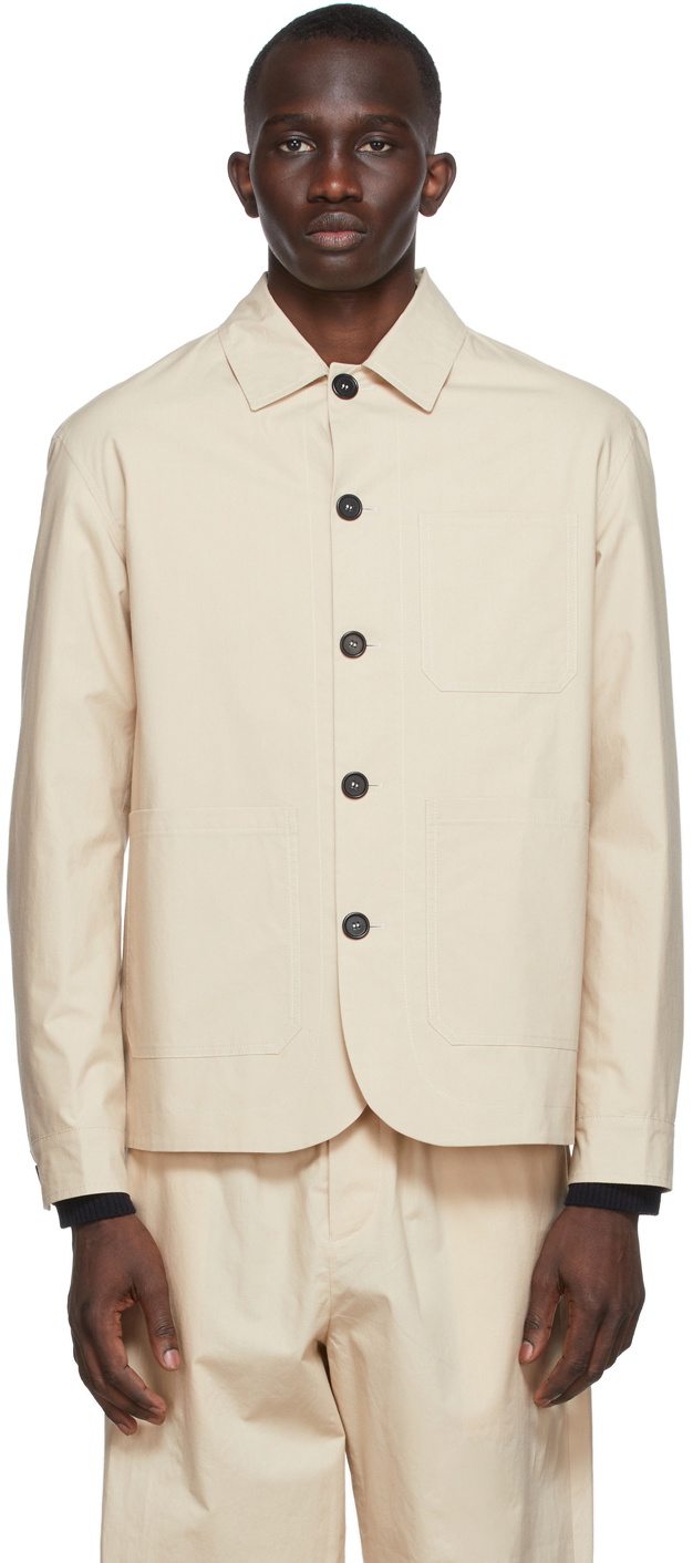 Meta Campania Collective Sagl Beige Julian Shirt Jacket Meta