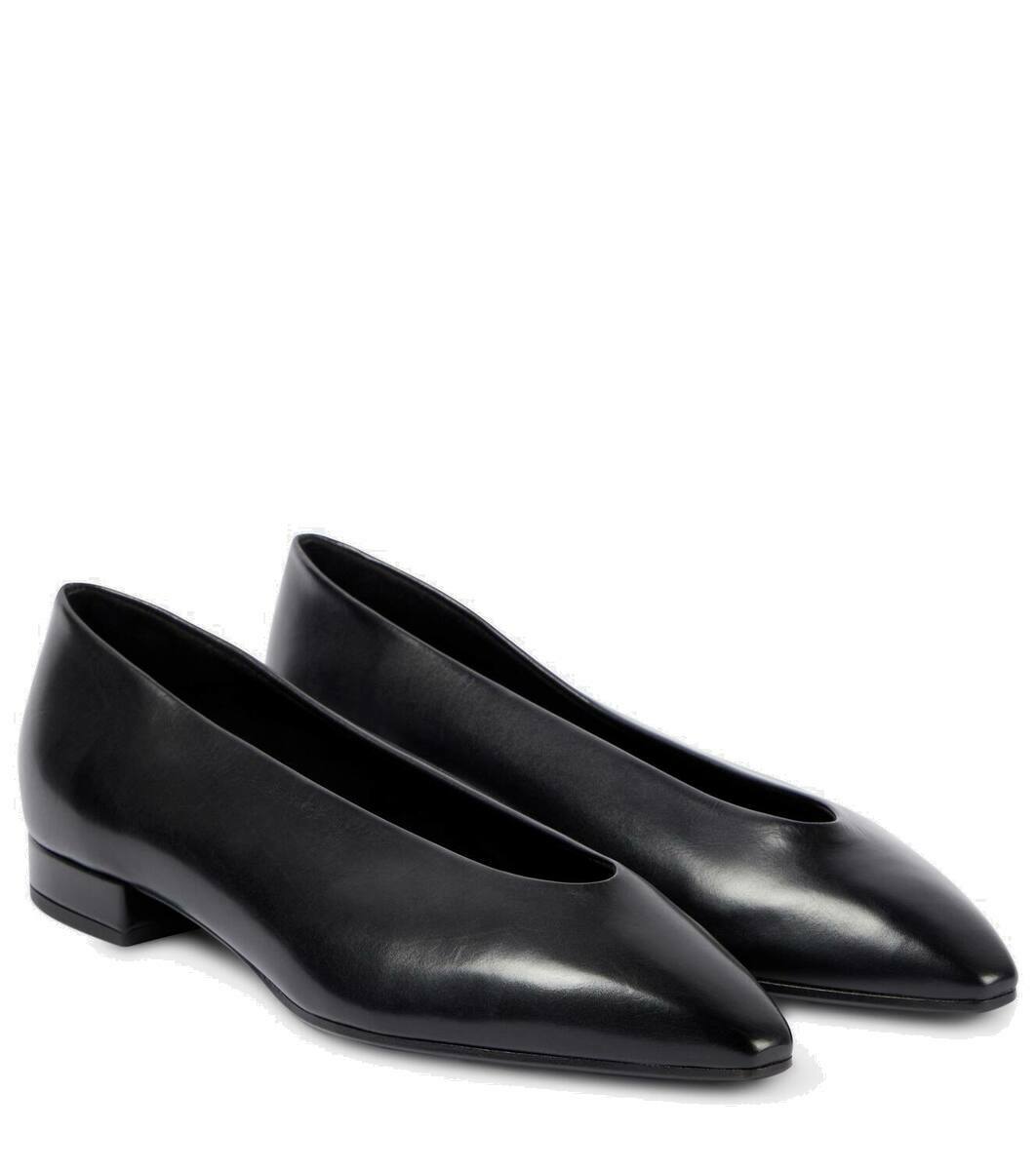 Loro Piana Rebecca leather ballet flats Loro Piana