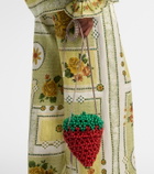 Alémais Strawberry Mini beaded crossbody bag