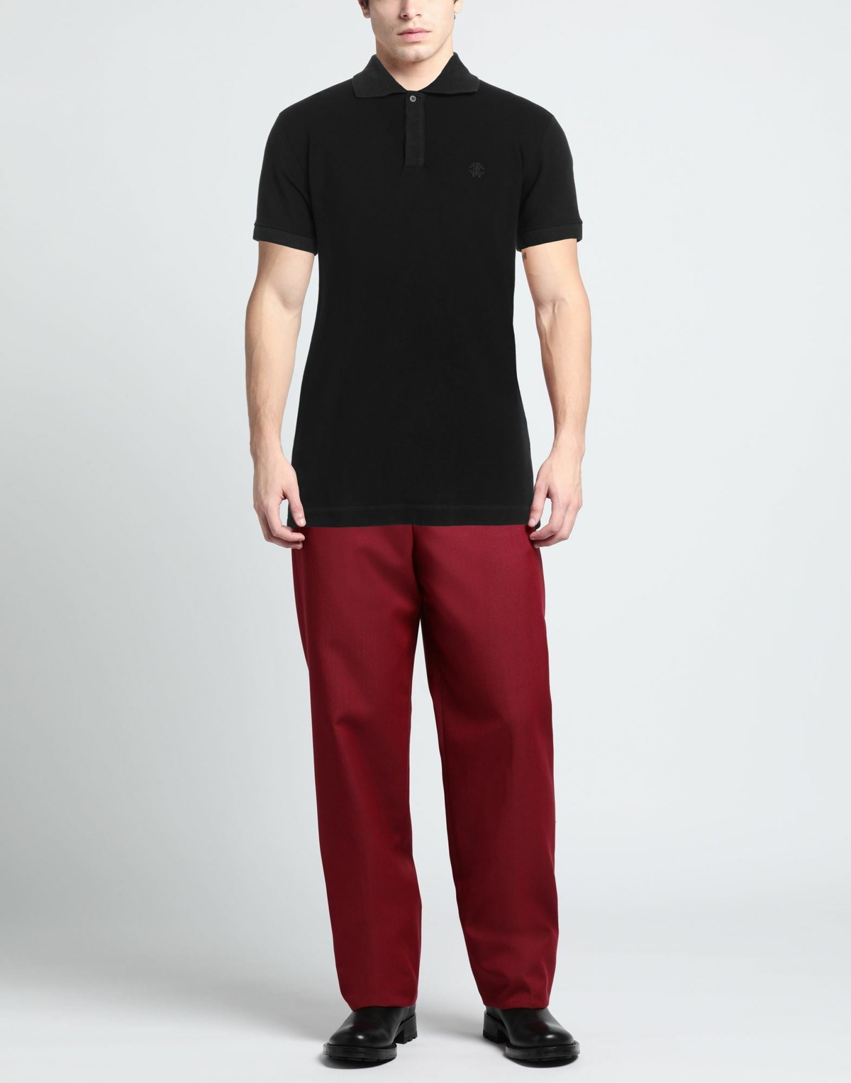 Roberto Cavalli Mens Polo shirt in Black