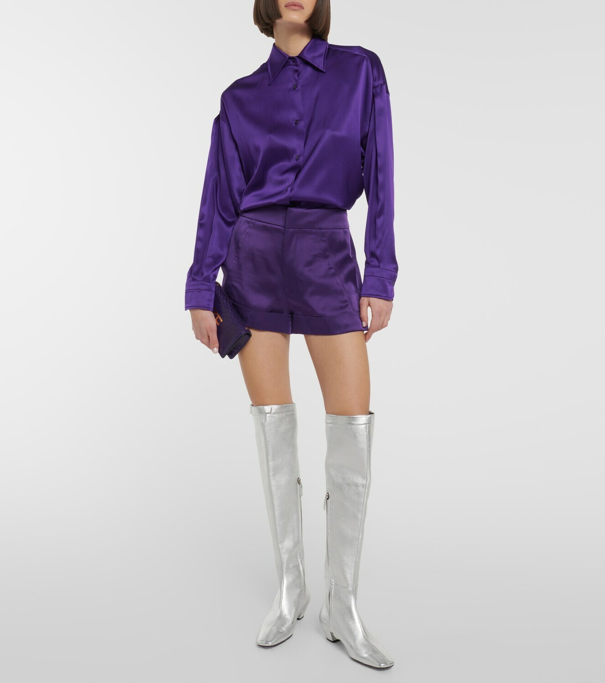 Tom Ford - Metallic over-the-knee boots